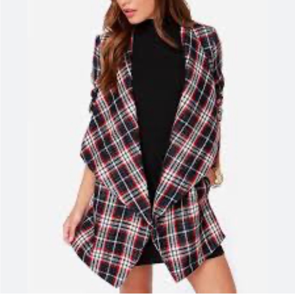 Lined jacket no buttons or snap